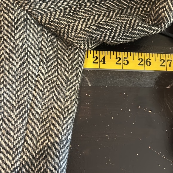 Sears Vintage Tweed Wool Jacket Grey Herringbone Blazer Sportcoat 44T‎ - Picture 13 of 14